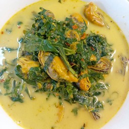 แกงคั่วหอยแมงพู่