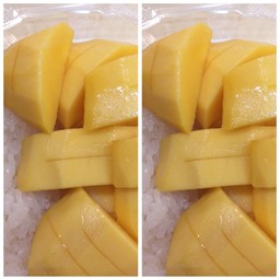 ข้าวเหนียวมะม่วง(น้ำดอกไม้) 2กล่อง