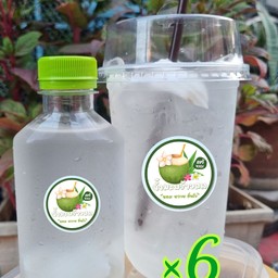 น้ำมะพร้าวสด (220ml.) x5ขวด แถม1