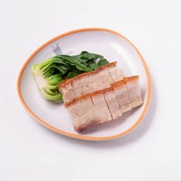 หมูกรอบย่างถ่าน (เป็นกับ)