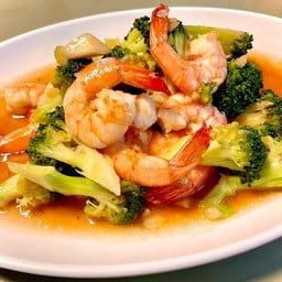 กับ/กุ้งผัดบล็อคโคลี่