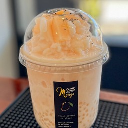 แคนตาลูปสาคูนมสด