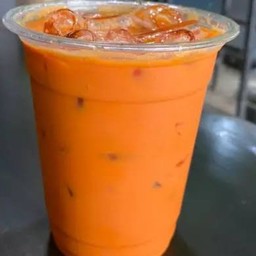 ชาไทยแก้วโอ่ง (หวาน100%)