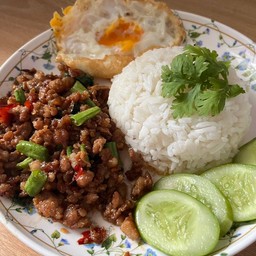 ผัดกะเพราหมูสับ