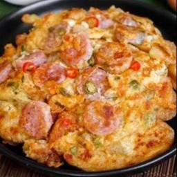 (ข้าว) ไข่เจียวทรงเครื่อง