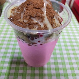 ปังเย็นนมชมพู