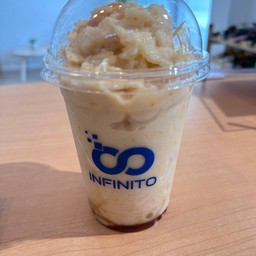 นมสดคาราเมล ปั่น