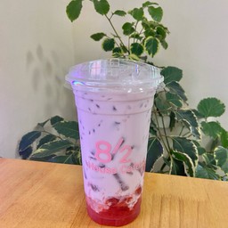 นมสด-มันม่วง-สตรอเบอรี่(22 oz.)