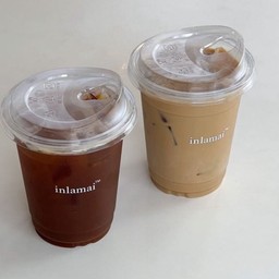 อเมริกาโน่ + กาแฟนม (Delivery) (Duo Americano + Milk Coffee)