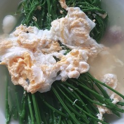 แกงเลียงไข่_ชะอม