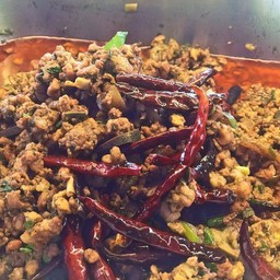 ลาบคั่วหมู