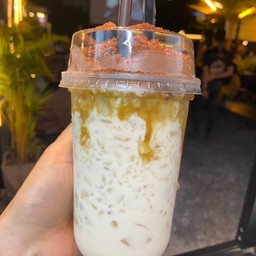 นมสดคาราเมลไมโลดิบ