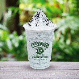 มะพร้าวปั่นนมสด-รสงาดำอบเกลือ