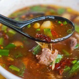 ต้มยำหม่าล่าเนิ้อไก่ คราบบ แซ็บๆ