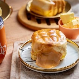 ปังก้อนไส้ล้น-สังขยาชาไทย