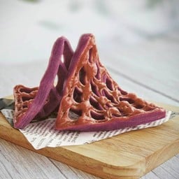 วาฟเฟิลมันม่วง (2 ชิ้น)