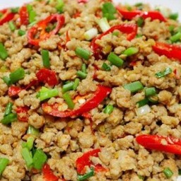 หมูสับผัดปลาเค็ม