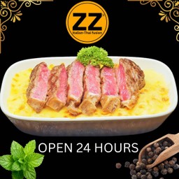 208 วากิวสะโพกกับมันบดอบชีส