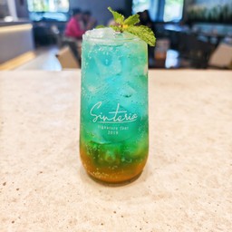 Blue Bay Soda.