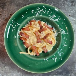 Carbonara Pancetta Pasta creammy version
