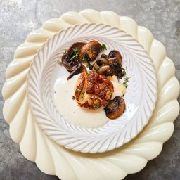 Scallop chardonnay