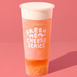 PEACH CHEESE TEA