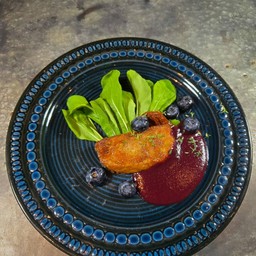 Foie gras Raspbery sauce