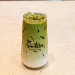 Ice Coconut Matcha Latte.
