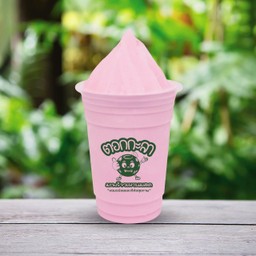 มะพร้าวปั่นนมสด-รสนมชมพู