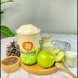 ชานมแอปเปิ้ลเขียวปั่น