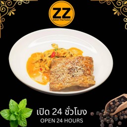 3109 ซี่โครงหมูอบเปื่อยกับสปาเก็ตตี้หอยลายซ้อสสไปซี่ครีม