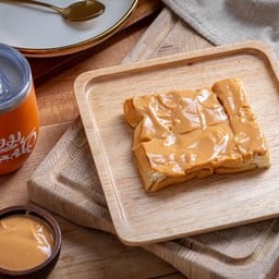 ปังแผ่น-สังขยาชาไทย