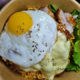 มาม่ารสเผ็ดเกาหลี ชีส ไก่ทอด