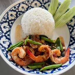 ข้าวพริกแกงกุ้ง