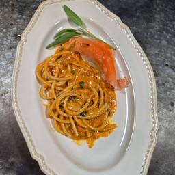 Salmon Pink Cream Pasta