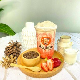 ชานมสตอเบอรี่ปั่น