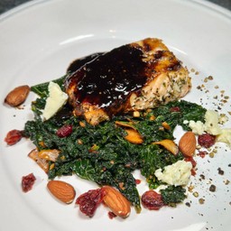 Snapper and kale