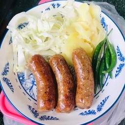 ไส้กรอกวุ้นเส้น 3ไม้