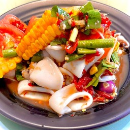 ตำเกาเหลาทะเลปลาร้า