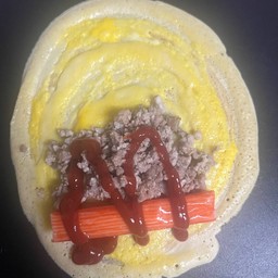 ขนมโตเกียว ไข่+หมูสับ+ปูอัด