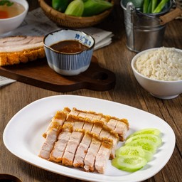 Set ข้าวหมูกรอบ