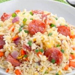 ข้าวผัดกุนเชียง (จานใหญ่)