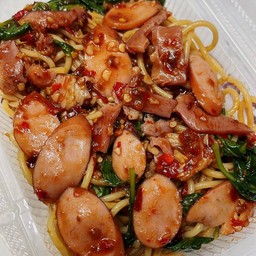 พริกเผาไส้กรอก