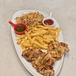 Grilled chicken thighs