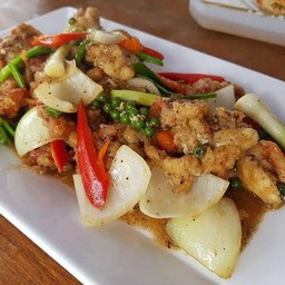 ปูนิ่มผัดพริกไทยดำ