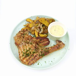 Grilled pork chop