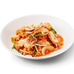 หมึกผัดไข่เค็ม