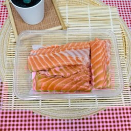 แซลมอน salmon fat ซาชิมิ แซลมอนดอง อาหารญี่ปุ่น ซูชิ ไข่หวาน