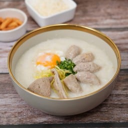 โจ๊กธรรมดา ไข่ลวก