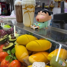 นมสด +คาราเมลปั่น